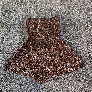6/$25!! Eye Candy leopard print romper